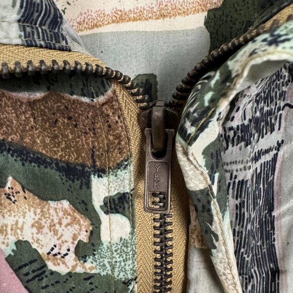 Vintage Italy Silk Jacket 90s Rome Colosseum Print Bomber Windbreaker Large - Picture 6 of 13